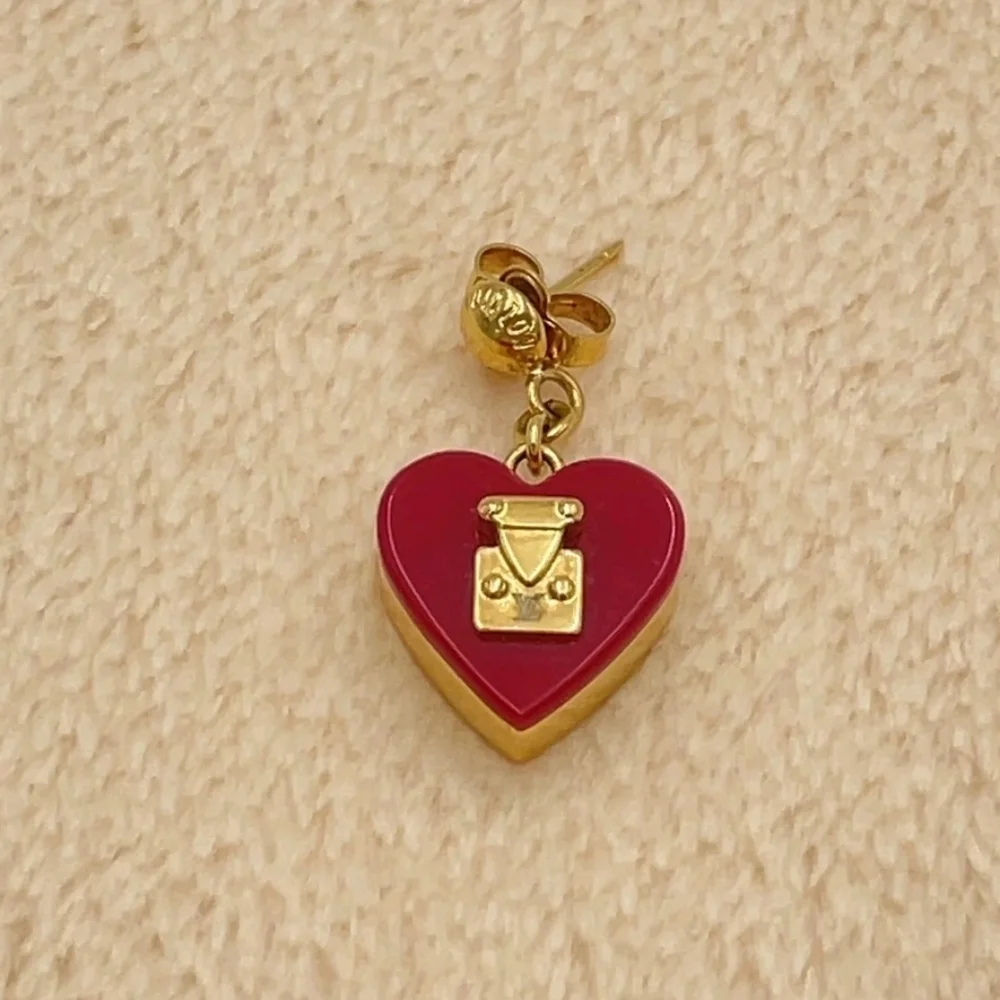 Louis Vuitton Sweet Monogram Heart Drop Earrings M68790